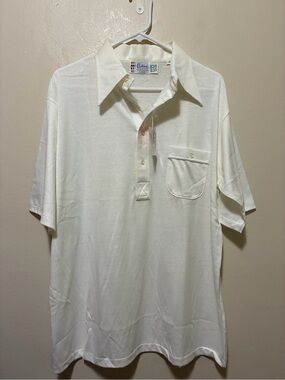 Vintage Contoure international Durene mercerized cotton polo shirt men’s xl NWT